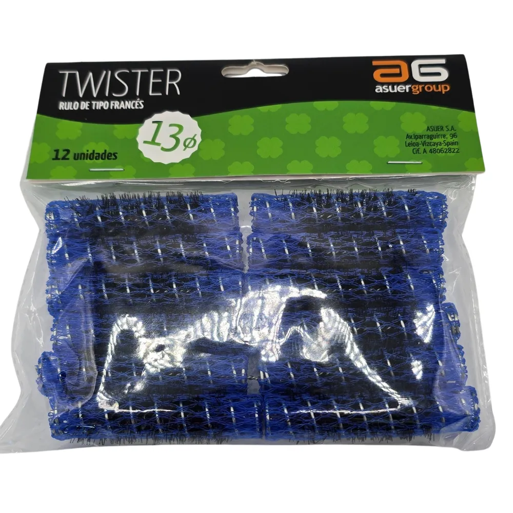 Asuer Twister Rulo de Tipo Francés 13mm 12uds